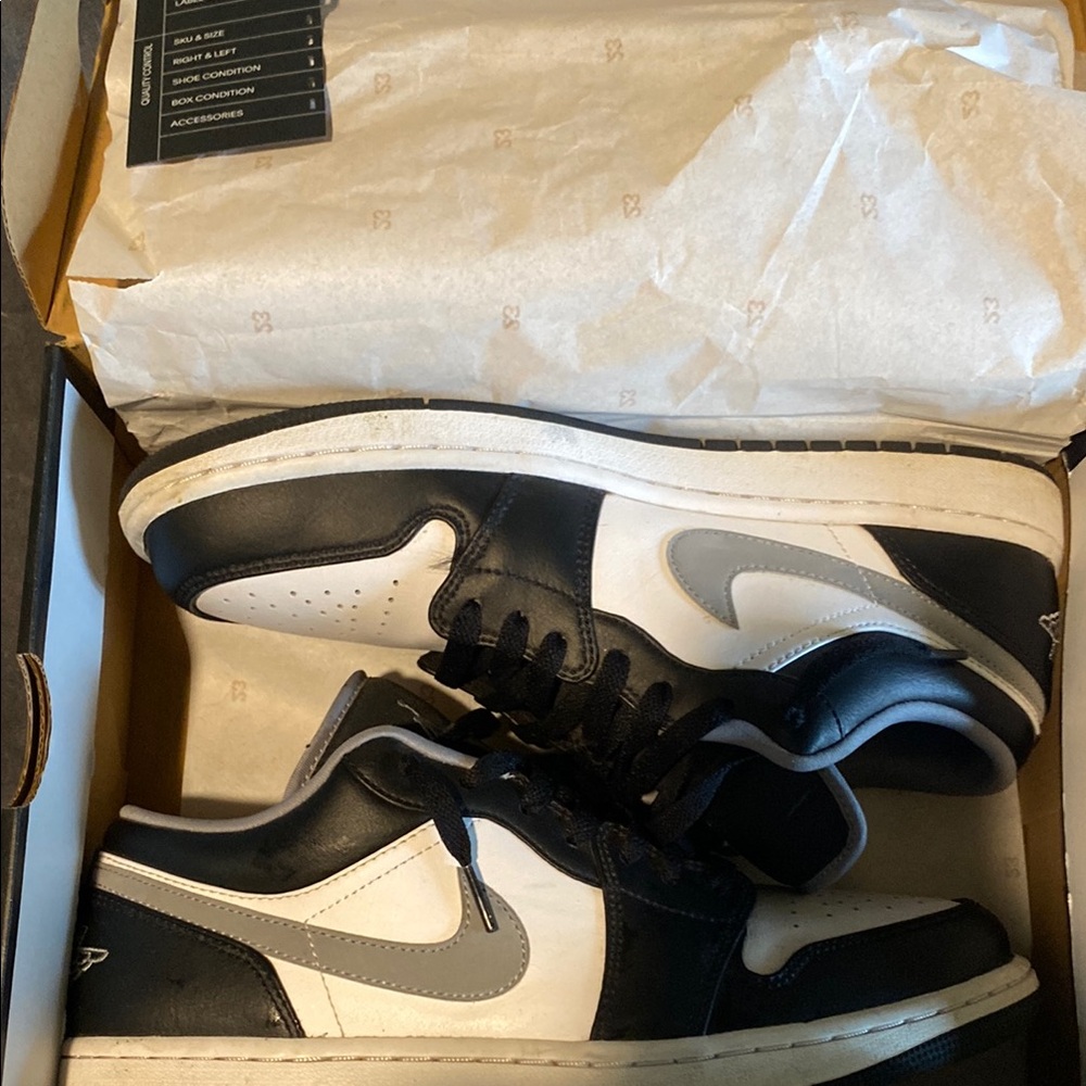 Nike Black, White, and Gray Sneakers